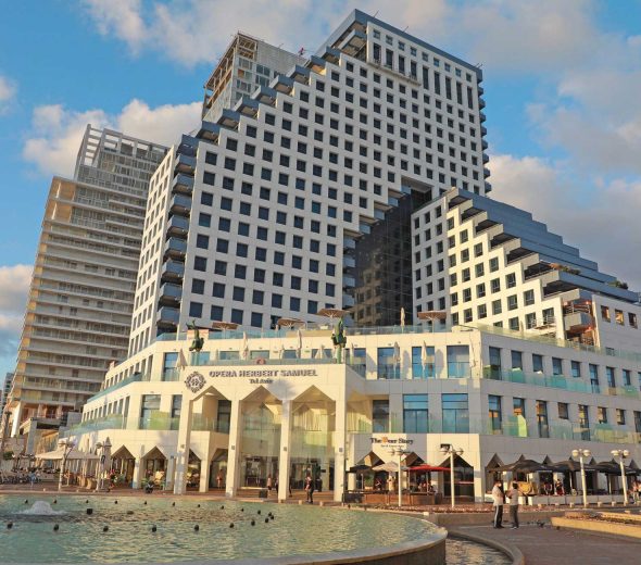חזית מלון הרברט סמואל אופרה תל אביב